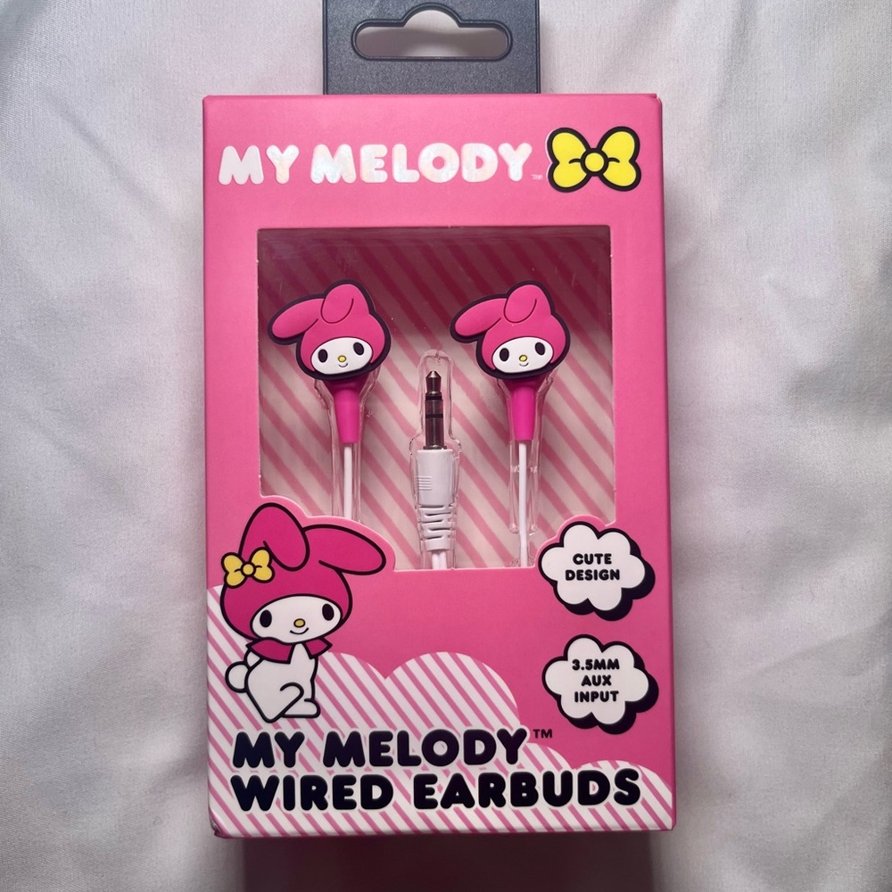 My Melody Sanrio Wired Headphones Earbuds
